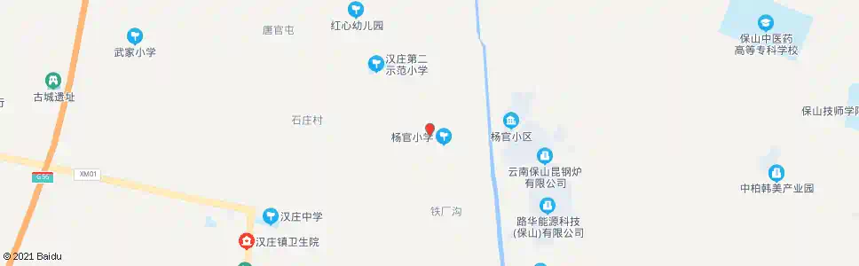 保山杨官屯_公交站地图_保山公交_妙搜公交查询2025