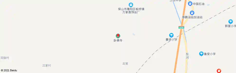 保山卧佛寺_公交站地图_保山公交_妙搜公交查询2025