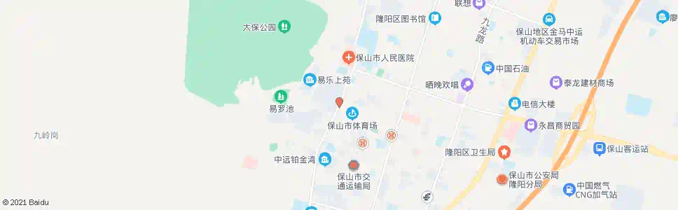 保山易乐上苑_公交站地图_保山公交_妙搜公交查询2025