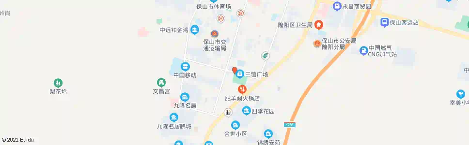 保山三馆环岛_公交站地图_保山公交_妙搜公交查询2025