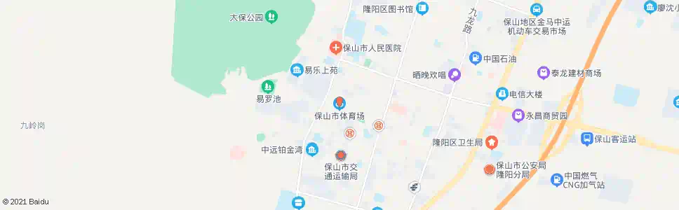 保山体育场_公交站地图_保山公交_妙搜公交查询2025