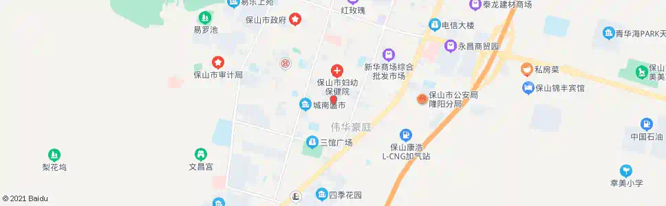保山农垦宾馆_公交站地图_保山公交_妙搜公交查询2025