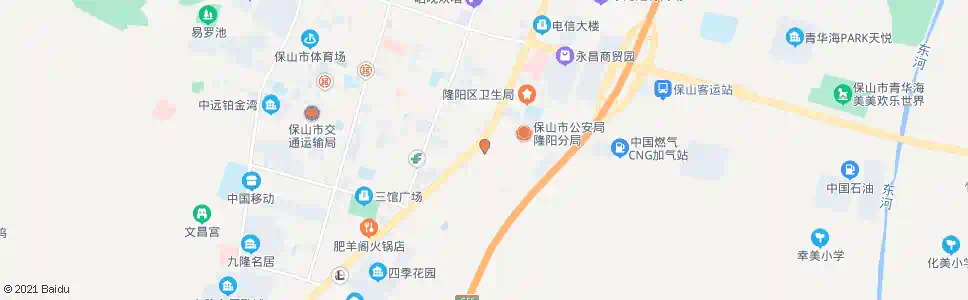保山鸿宾酒店_公交站地图_保山公交_妙搜公交查询2025