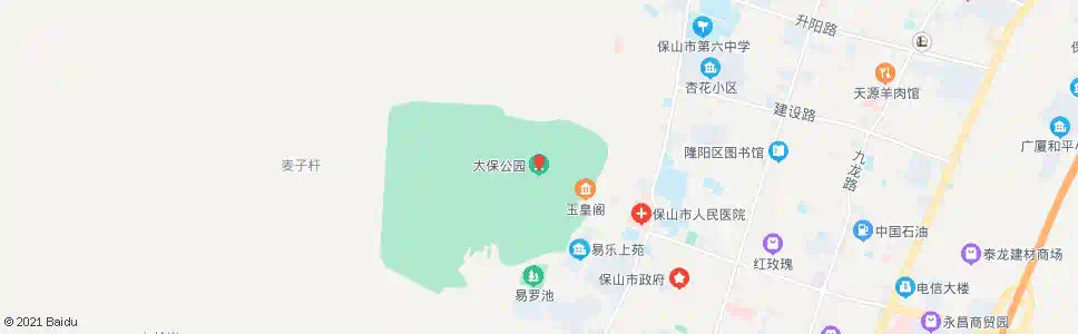 保山太保公园_公交站地图_保山公交_妙搜公交查询2025