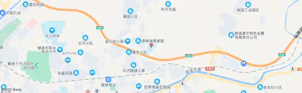 楚雄永安小学岔路口_公交站地图_楚雄公交_妙搜公交查询2025