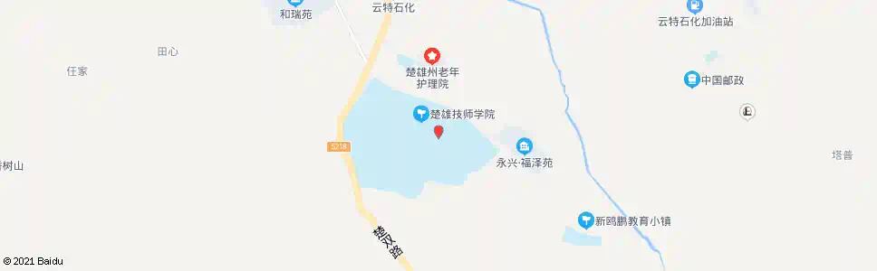 楚雄职教中心_公交站地图_楚雄公交_妙搜公交查询2025