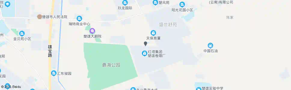楚雄楚雄烟厂新区_公交站地图_楚雄公交_妙搜公交查询2025