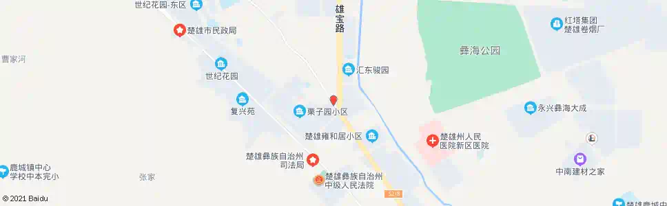 楚雄栗子园_公交站地图_楚雄公交_妙搜公交查询2025