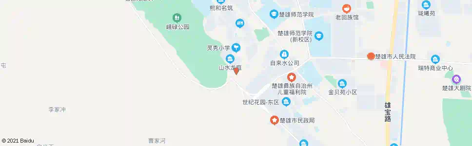 楚雄灵秀湖_公交站地图_楚雄公交_妙搜公交查询2025