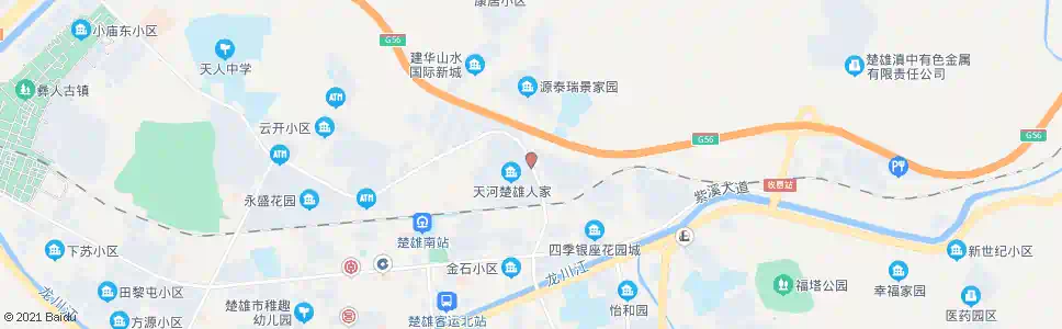 楚雄天河人家_公交站地图_楚雄公交_妙搜公交查询2025