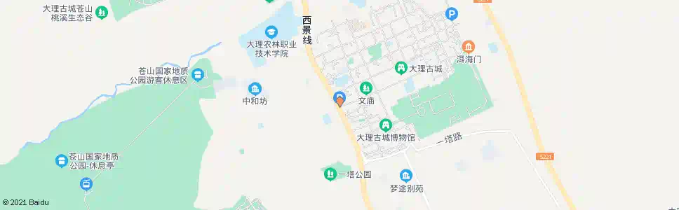 大理人民路口_公交站地图_大理公交_妙搜公交查询2025
