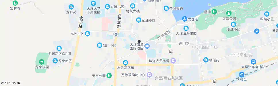 大理泰安桥_公交站地图_大理公交_妙搜公交查询2025