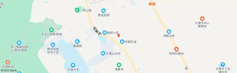 大理文献楼南_公交站地图_大理公交_妙搜公交查询2025