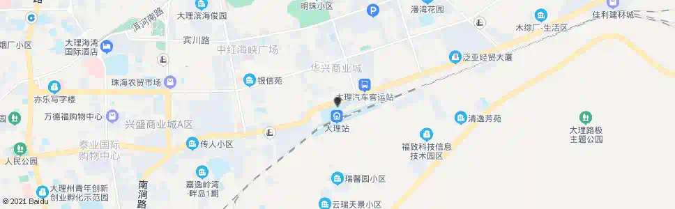 大理药材市场_公交站地图_大理公交_妙搜公交查询2025