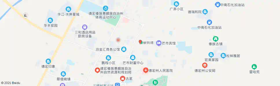 德宏树包塔_公交站地图_德宏公交_妙搜公交查询2025
