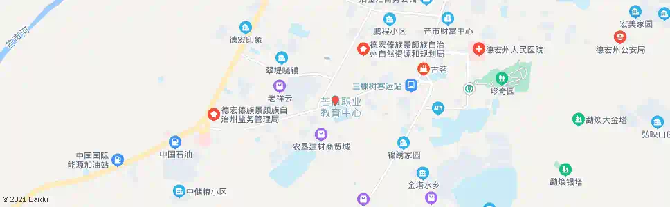 德宏芒市职中_公交站地图_德宏公交_妙搜公交查询2025