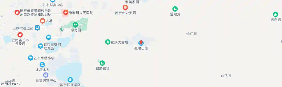 德宏弘映山庄_公交站地图_德宏公交_妙搜公交查询2025