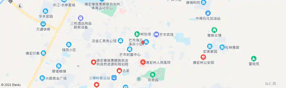 德宏芒市会堂_公交站地图_德宏公交_妙搜公交查询2025