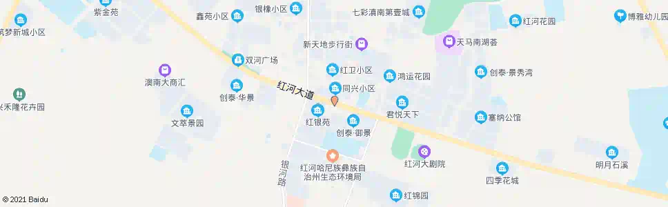 红河天竺路口_公交站地图_红河公交_妙搜公交查询2025