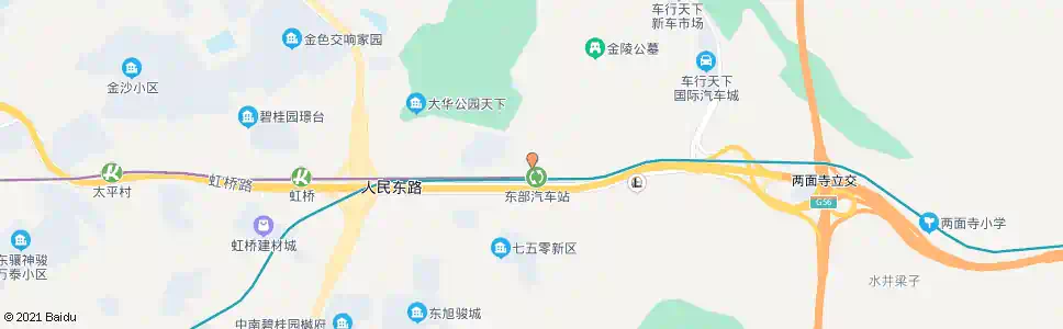 昆明东部汽车站_公交站地图_昆明公交_妙搜公交查询2025