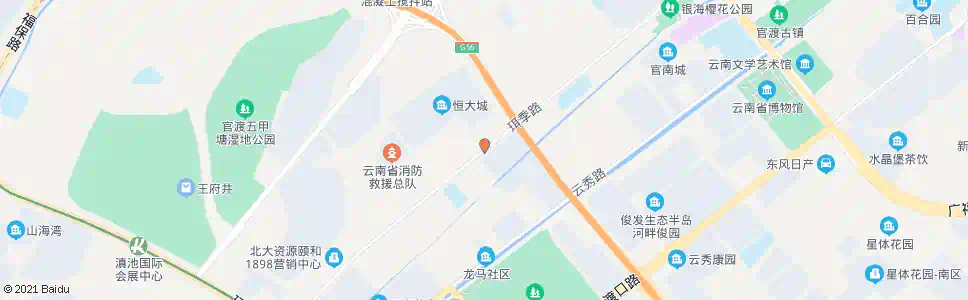 昆明中航城(珥季路)_公交站地图_昆明公交_妙搜公交查询2025