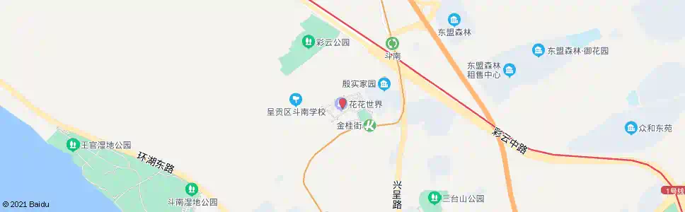 昆明斗南花卉市场_公交站地图_昆明公交_妙搜公交查询2025