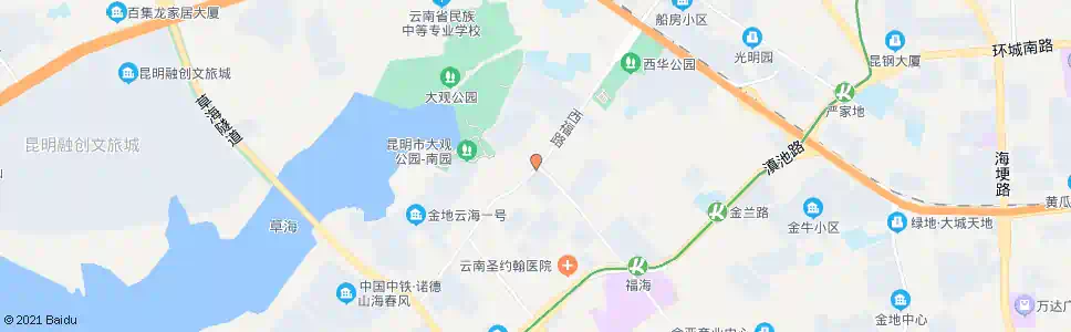 昆明马家堆_公交站地图_昆明公交_妙搜公交查询2025