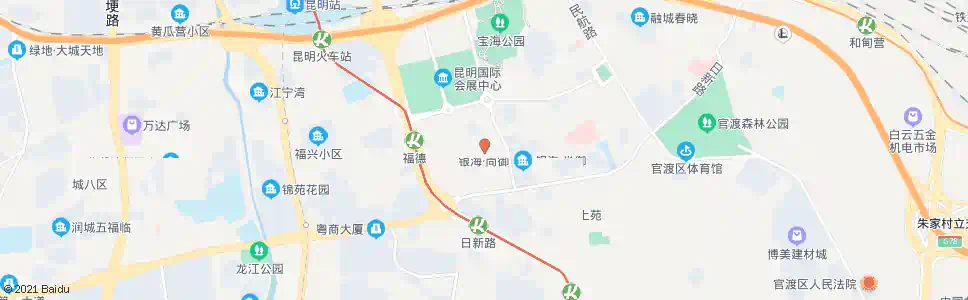 昆明双桥村(轨道交通2号线福德站)_公交站地图_昆明公交_妙搜公交查询2025