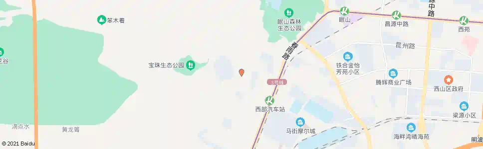 昆明马街中村口_公交站地图_昆明公交_妙搜公交查询2025