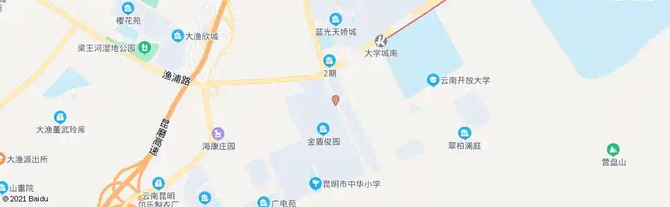 昆明雨花路_公交站地图_昆明公交_妙搜公交查询2025