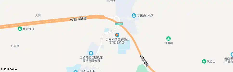 昆明花渔沟北_公交站地图_昆明公交_妙搜公交查询2025
