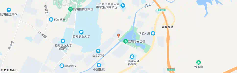昆明雨树上村_公交站地图_昆明公交_妙搜公交查询2025