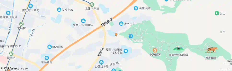 昆明秧田坝_公交站地图_昆明公交_妙搜公交查询2025
