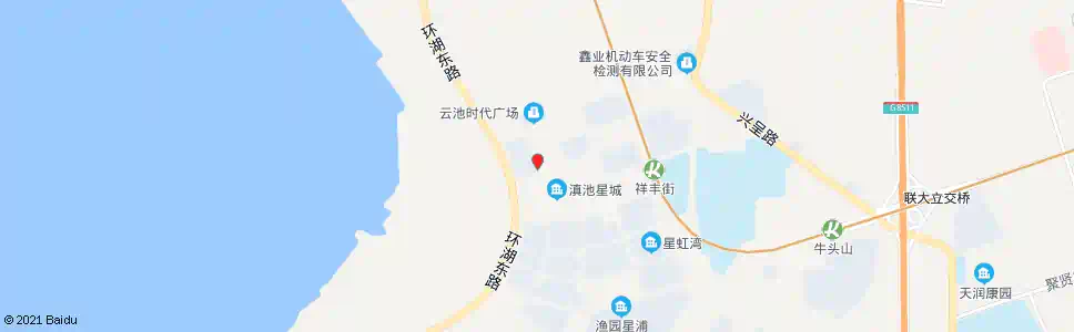 昆明滇池星城小区(海湖路)_公交站地图_昆明公交_妙搜公交查询2025