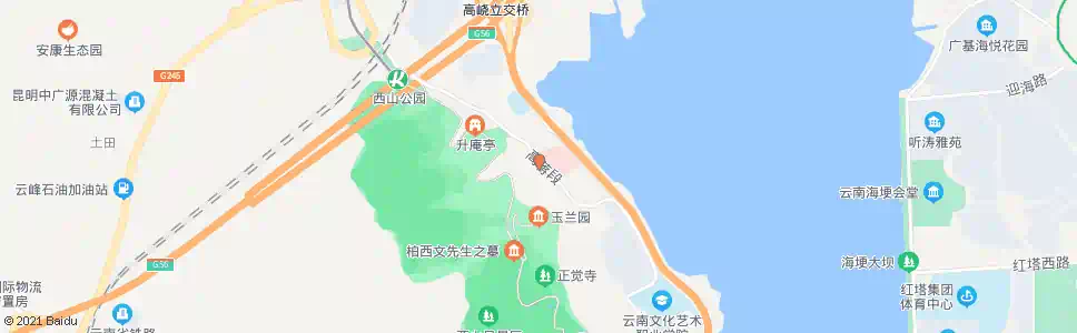 昆明武警医院_公交站地图_昆明公交_妙搜公交查询2025