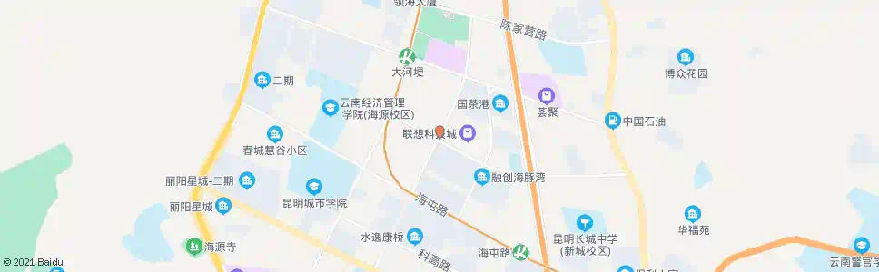 昆明大塘路口沙河路_公交站地图_昆明公交_妙搜公交查询2025