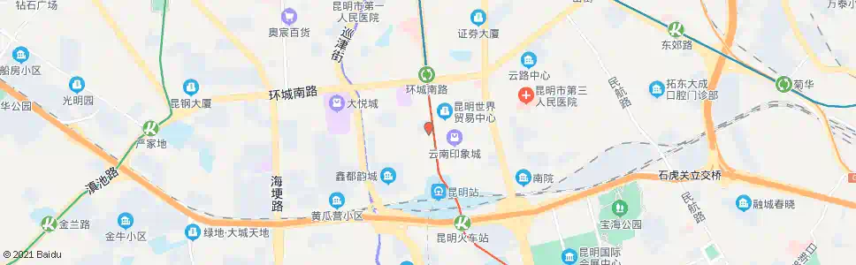 昆明望江路口宏德街_公交站地图_昆明公交_妙搜公交查询2025