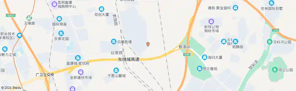 昆明经景路_公交站地图_昆明公交_妙搜公交查询2025