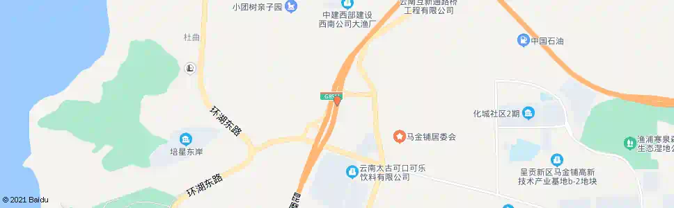 昆明省一监路口_公交站地图_昆明公交_妙搜公交查询2025