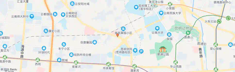 昆明虹山东路_公交站地图_昆明公交_妙搜公交查询2025