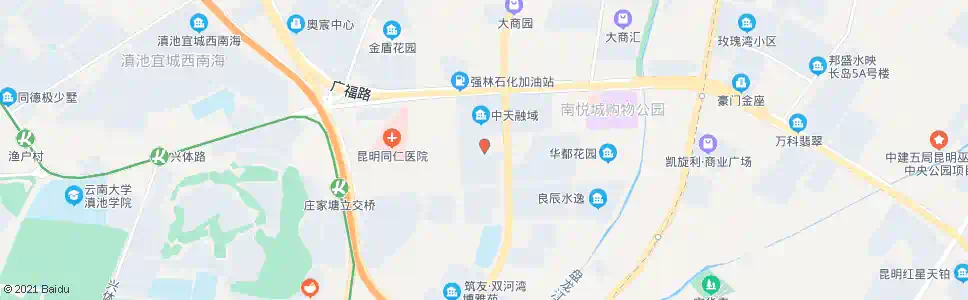昆明小李家场_公交站地图_昆明公交_妙搜公交查询2025