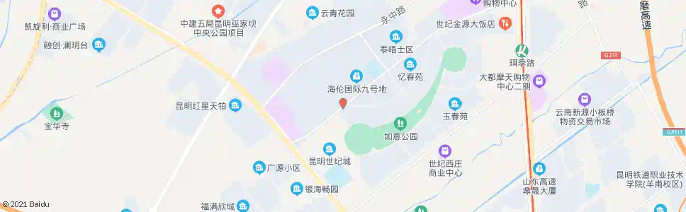 昆明吉祥西路口金源大道_公交站地图_昆明公交_妙搜公交查询2025