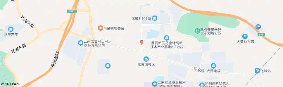 昆明化城北口_公交站地图_昆明公交_妙搜公交查询2025