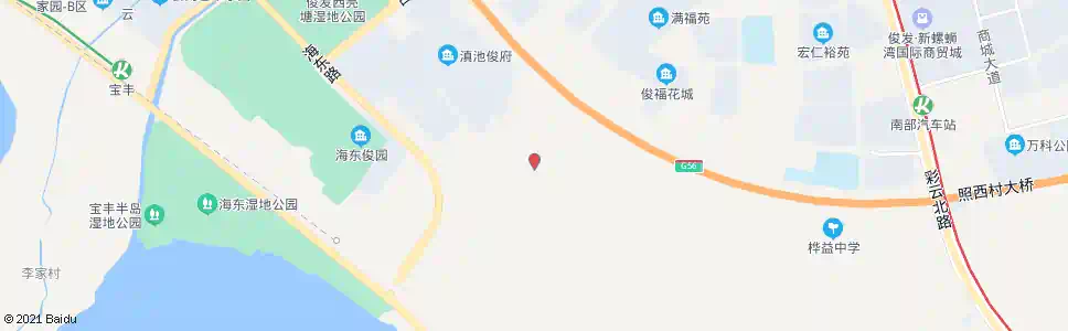 昆明大渔村_公交站地图_昆明公交_妙搜公交查询2025
