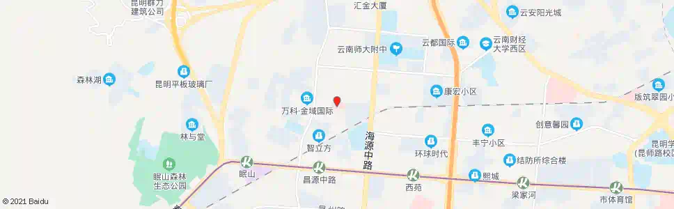 昆明防化团路口_公交站地图_昆明公交_妙搜公交查询2025