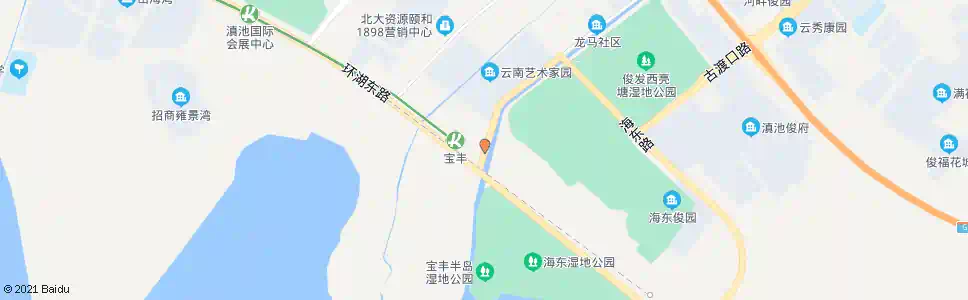 昆明老高海路岔口_公交站地图_昆明公交_妙搜公交查询2025