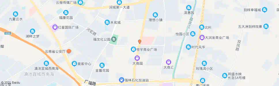 昆明大庄村(前兴路)_公交站地图_昆明公交_妙搜公交查询2025