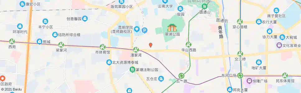 昆明小西门_公交站地图_昆明公交_妙搜公交查询2025