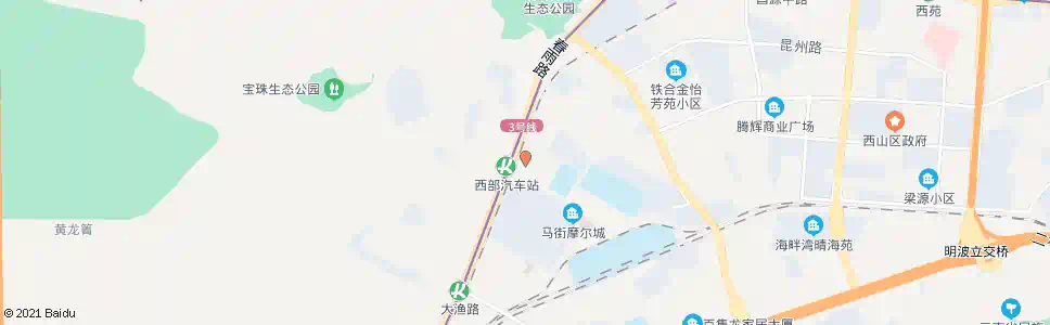 昆明西部客运站(昆州路)_公交站地图_昆明公交_妙搜公交查询2025