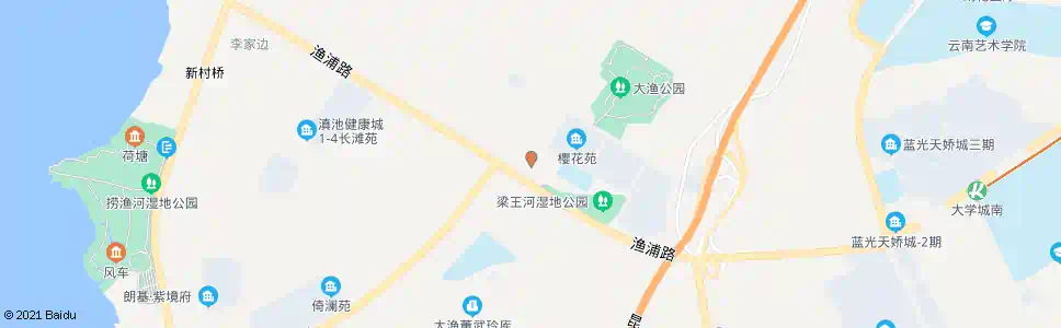 昆明渔浦路口_公交站地图_昆明公交_妙搜公交查询2025